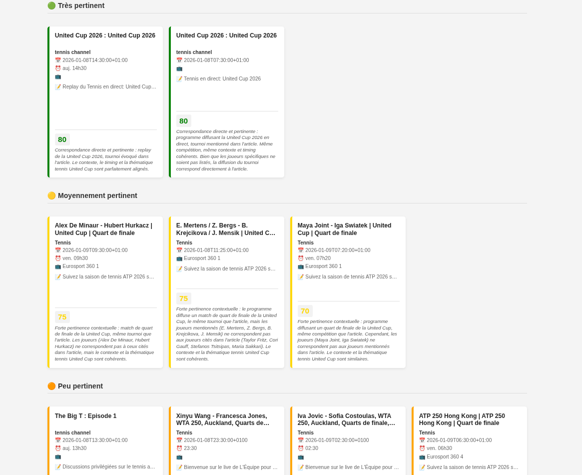 affichage des factures